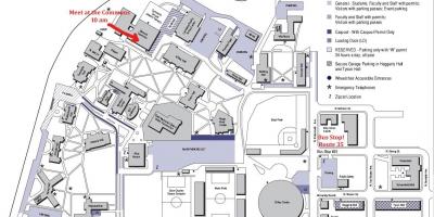 Mapa de la Universitat de Portland